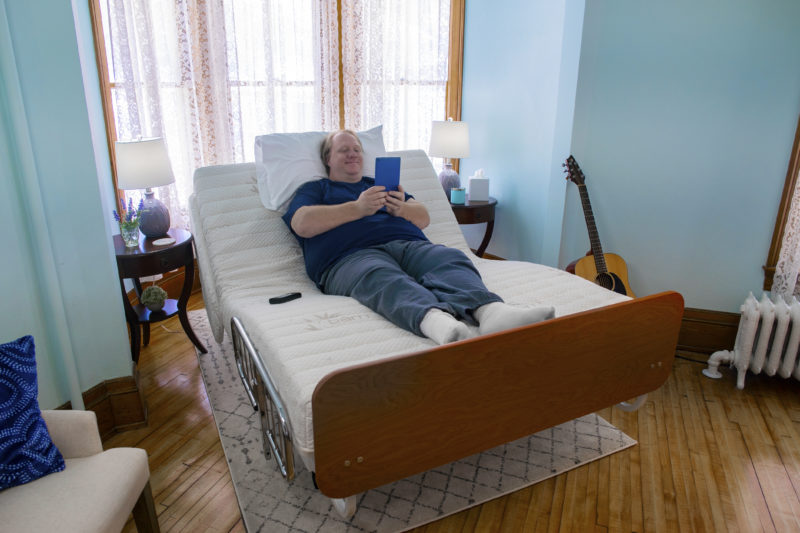 Bariatric Hospital Beds Adjustable, Low Profile Bed Frame For Elderly